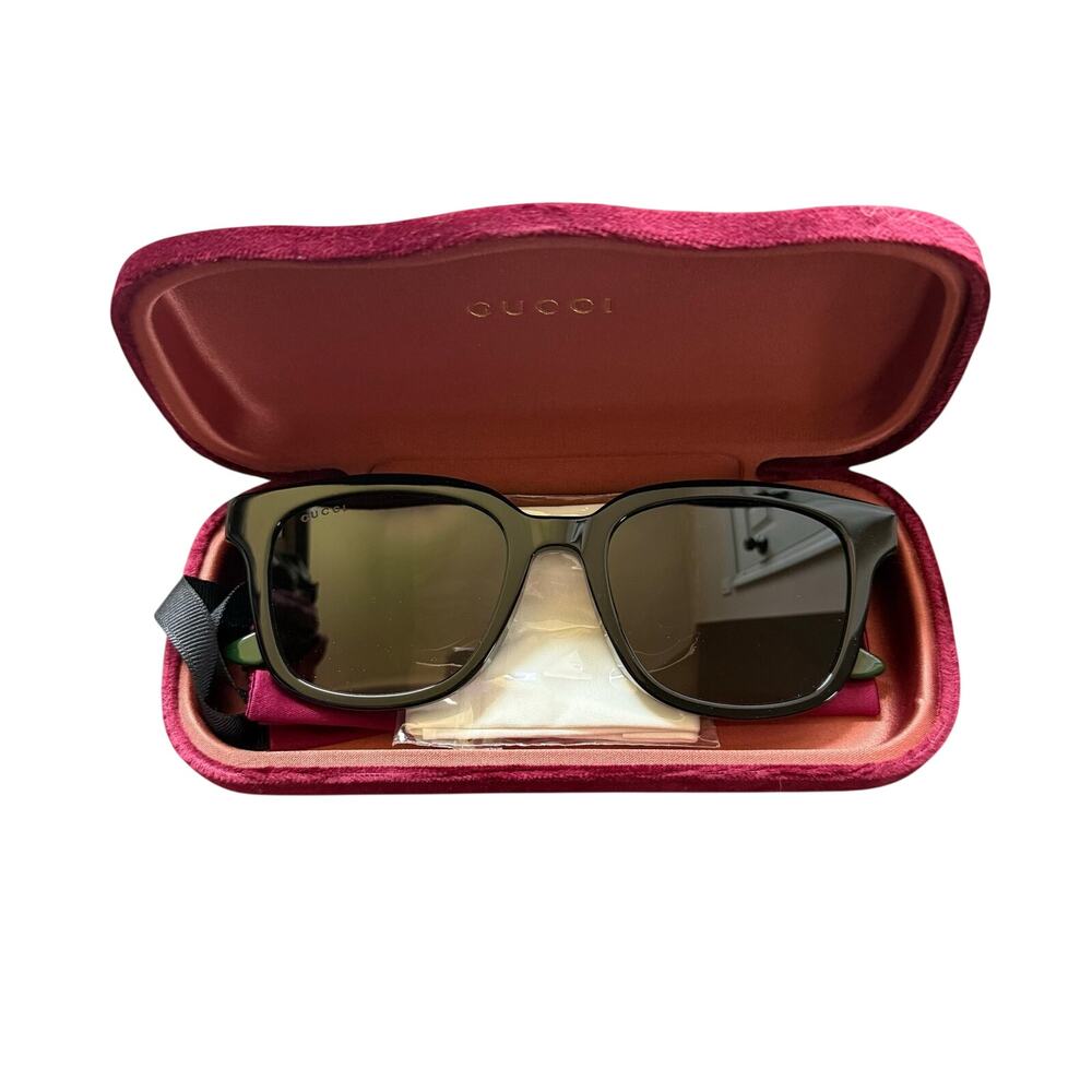 Gucci Black Green Red Sunglasses Acetate GG0847SK - Picture 7 of 7